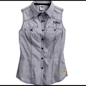 Harley Davidson Women's Snap Front Tank 99141-15VW